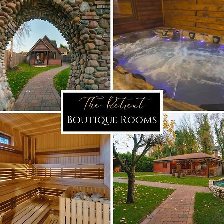 The Retreat Sauna & Hot Tub Boutique Rooms Great Paxton Exterior foto